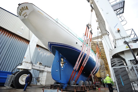 Image for article Refit on 'Gloria' completed at Pendennis
